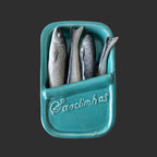 Portuguese Ceramic Sardine Tin – Handmade & Ready to Impress (No Can Opener Needed)