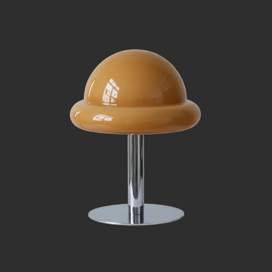 Retro Glass Mushroom Table Lamp Original Design Bauhaus Table Lamp Atmosphere Lamp Glass Net Red Bedroom Bedside Decoration