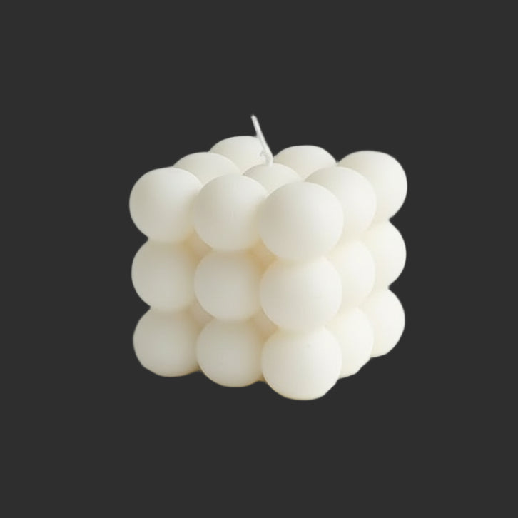 Ins Style Bubble Cube Candle Handmade Scented Candle Aromatherapy Soy Wax Candle Wedding Birthday Candles Party Home Decoration