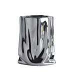 S/M/L Ruffled Flower Vase Ceramic Vase Porcelain Flower Arrangement Decoration Bag Shape Terrarium Home Decoration Vases Pots