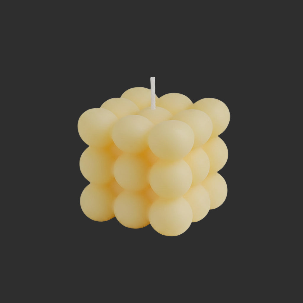 Ins Style Bubble Cube Candle Handmade Scented Candle Aromatherapy Soy Wax Candle Wedding Birthday Candles Party Home Decoration