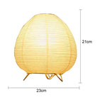 Japanese Lantern Led Table Lamp Living Room Bedroom Bedside Rice Paper Lights Study Homestay Art Creative Decor Table Lights