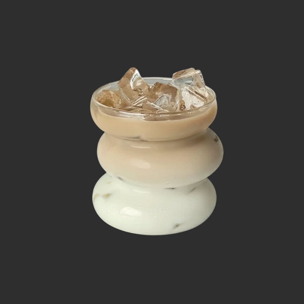 Creative Coffee Mug Heat Resistant Glass Mug with Handle Water Cups Milk Juice Big Handrip Drinking Glasses Mugs Coffee Cups