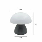 Mushroom Led Table Lamp Charging Touch Desk Coffee Bar, Hotel Bedroom Decoration, Nordic Creative Atmosphere, Small Night Light