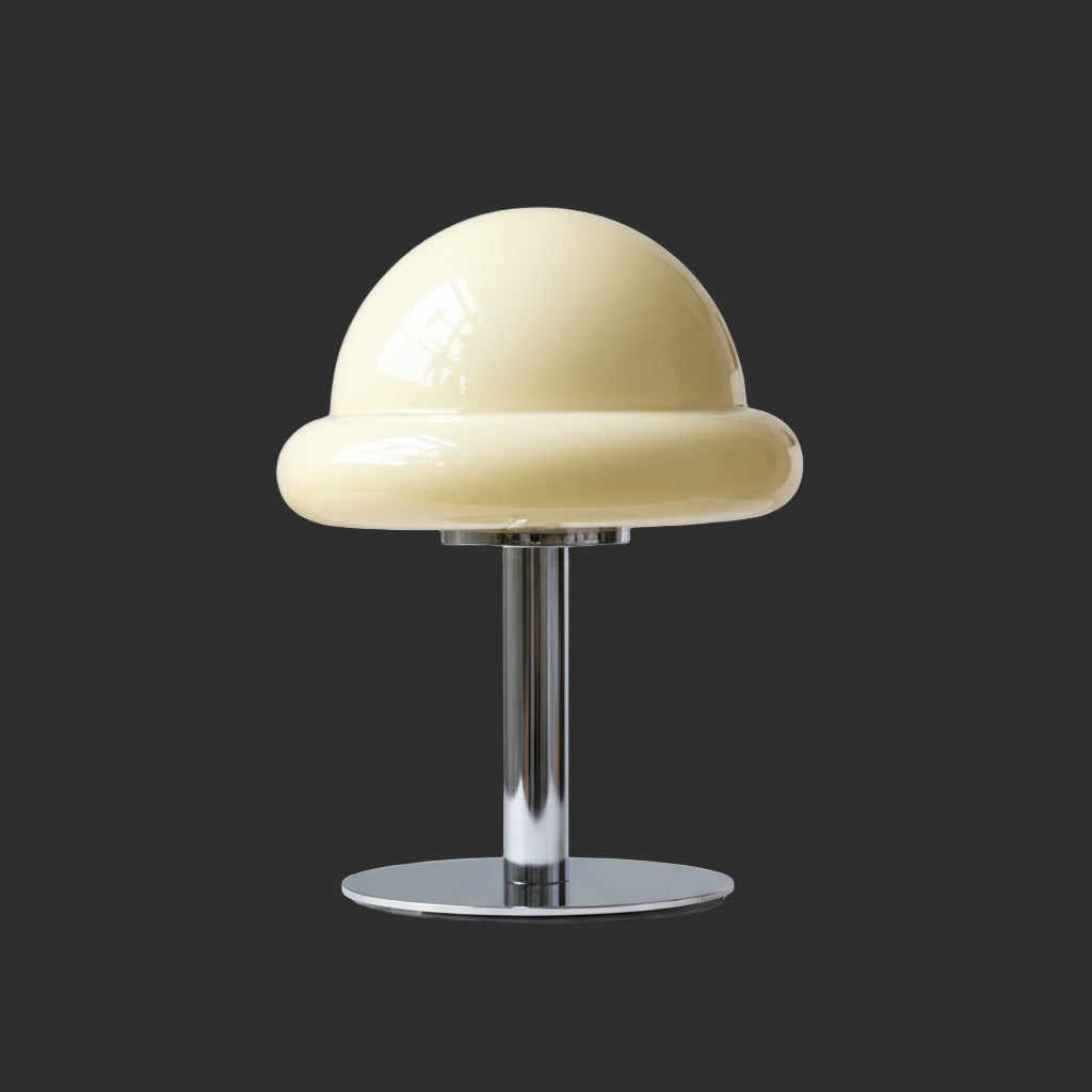 Retro Glass Mushroom Table Lamp Original Design Bauhaus Table Lamp Atmosphere Lamp Glass Net Red Bedroom Bedside Decoration