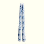 2Pcs/Box Long Scented Candles Chinese Hand-Painted Blue and White Porcelain Candle Soy Wax Candles Party Wedding Home Decor