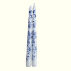 2Pcs/Box Long Scented Candles Chinese Hand-Painted Blue and White Porcelain Candle Soy Wax Candles Party Wedding Home Decor