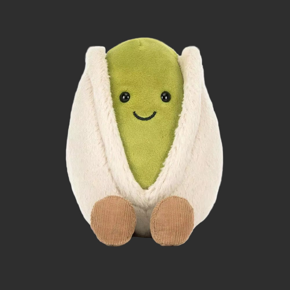 12Cm Pistachio Nut Plushies Lovely Stuffed Pistachio Doll Living Room Decoration Household Cute Plush Toy Birthday Gift