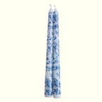 2Pcs/Box Long Scented Candles Chinese Hand-Painted Blue and White Porcelain Candle Soy Wax Candles Party Wedding Home Decor