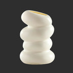 1PC Spiral Vase Home Vase Decoration Flower Decorative Twist Vase for Living Room Dining Table Office Holiday Party Decor