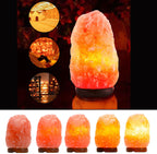 Crystal Salt Lamp Socket Lamp Creative Decoration Gift Rose Salt Lamp Night Light Bedside Lamp