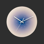 MOMO Nordic Sunset Wall Clock Celebrity Ins Light Luxury Living Room Punch-Free Creative Decoration Mute Simple Glass Clock