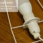 Japanese Lantern Led Table Lamp Living Room Bedroom Bedside Rice Paper Lights Study Homestay Art Creative Decor Table Lights