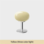 Lollipop Table Lamp Medieval Cream Glass Lamp Living Room Bedroom Study Simple Atmosphere Retro Glass Standing Lamp Home Decor