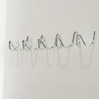 MOMO Minimalist Hooks Entry Bauhaus Coat Rack Wall Hanging Wall behind Door Entryway Clothes Hat Hooks Electroplated Metal Hooks