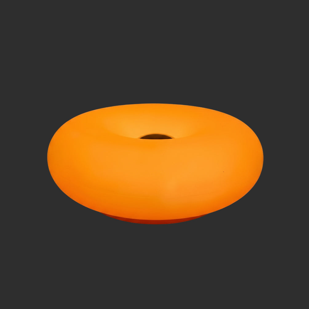 Bauhaus Donut Table Lamp USB Plug Bedroom Bedside Decorative Light Living Room Dining Room Ambient Light（Not Glass）