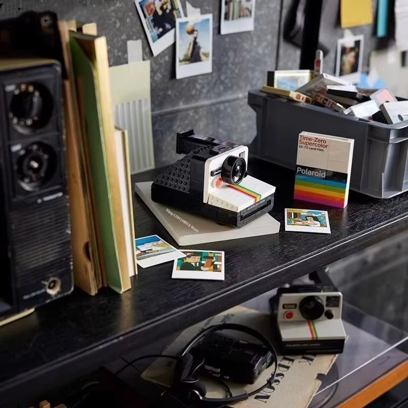 Classic Old Style Camera Decoration Model Boys and Girls Educational Assembly Building Block Toy Children'S Birthday Gift 516PCS