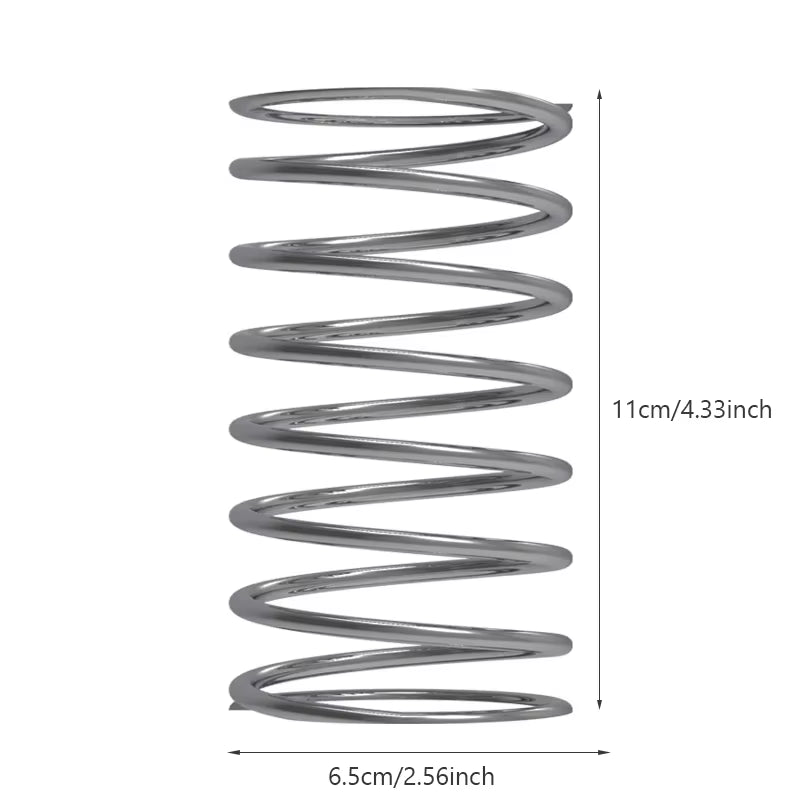 Spring Stainless Steel Cylindrical Toothbrush Stand Toothpaste Holder Pen Rack Storage Organizer Kitchen Bathroom Accessories