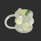 Creative Coffee Mug Heat Resistant Glass Mug with Handle Water Cups Milk Juice Big Handrip Drinking Glasses Mugs Coffee Cups