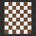 Checkered Rug 6X9 4X6 5X8 8X10 for Living Room, Black and White Modern Shag Rug Washable Non-Slip Large Area Rug Super Soft Indoor Fuzzy Carpet Fluffy Rugs for Bedroom Home Aesthetic Decor