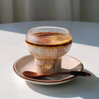 Cocktails Cups Household Latte Coffee Mug Heat Resistant Yogurt Dessert Wine Glass Cup Breakfast Drinking Glasses Drinkware Bar