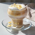 Cocktails Cups Household Latte Coffee Mug Heat Resistant Yogurt Dessert Wine Glass Cup Breakfast Drinking Glasses Drinkware Bar