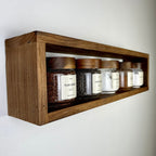 Handmade Floating Rectangle Shelf, Minimalist Bathroom Storage, Kitchen Wood Shelf, Mid Century Modern Toilet Paper Holder, Wall Décor